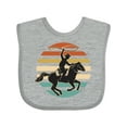 thumbnail image 1 of Inktastic Rodeo Team Roping Cowboy Boys or Girls Baby Bib, 1 of 4
