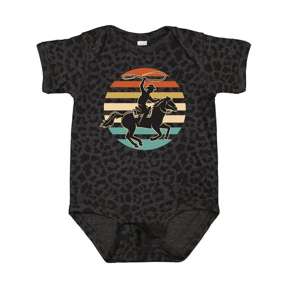 Inktastic Rodeo Team Roping Cowboy Boys or Girls Baby Bodysuit