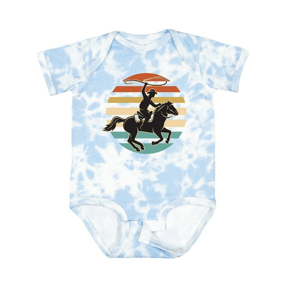 Inktastic Rodeo Team Roping Cowboy Boys or Girls Baby Bodysuit