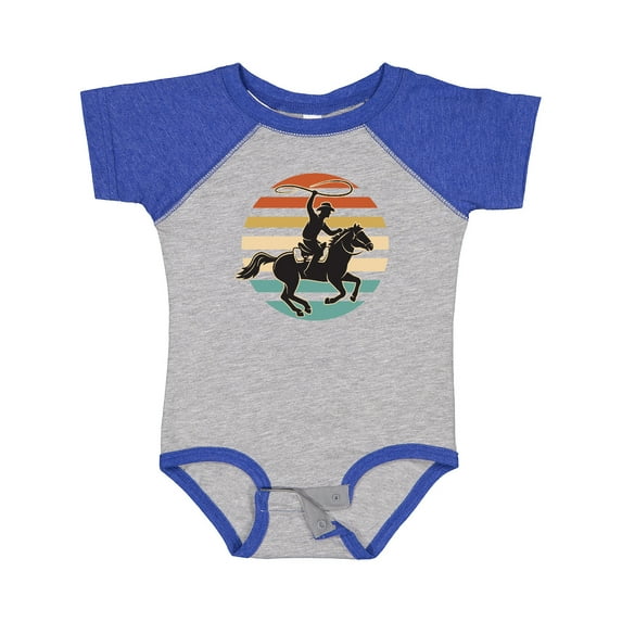 Inktastic Rodeo Team Roping Cowboy Boys or Girls Baby Bodysuit