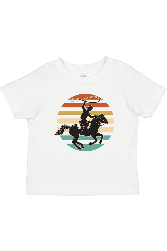 Rodeo Team Roping Cowboy Boys or Girls Baby T-Shirt