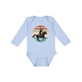 thumbnail image 1 of Inktastic Rodeo Team Roping Cowboy Boys or Girls Long Sleeve Baby Bodysuit, 1 of 5