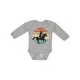 thumbnail image 1 of Inktastic Rodeo Team Roping Cowboy Boys or Girls Long Sleeve Baby Bodysuit, 1 of 5