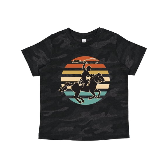 Inktastic Rodeo Team Roping Cowboy Boys or Girls Toddler T-Shirt