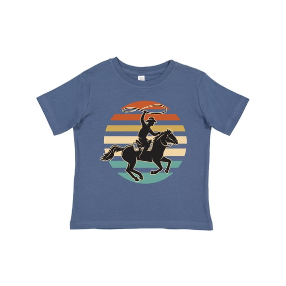 Inktastic Rodeo Team Roping Cowboy Boys or Girls Toddler T-Shirt