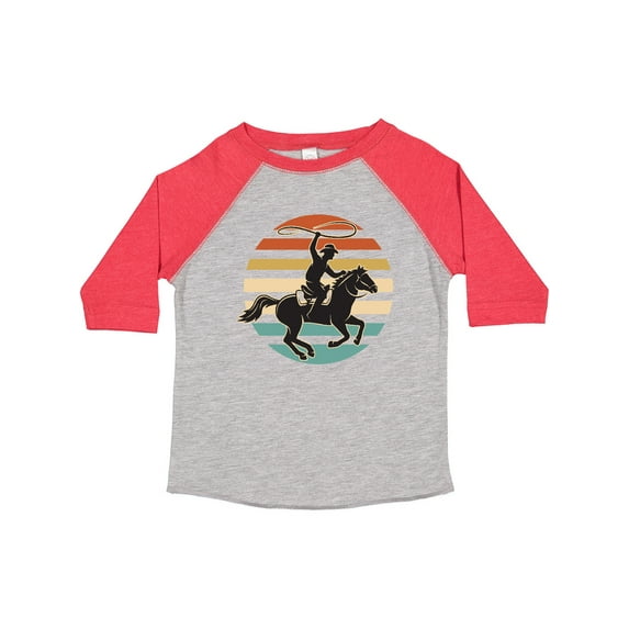 Inktastic Rodeo Team Roping Cowboy Boys or Girls Toddler T-Shirt