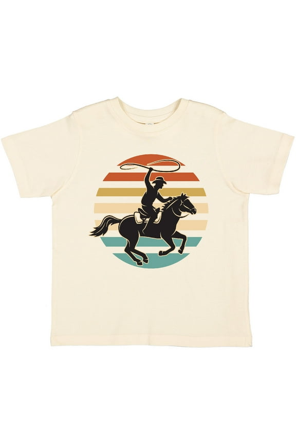 Rodeo Team Roping Cowboy Boys or Girls Toddler T-Shirt