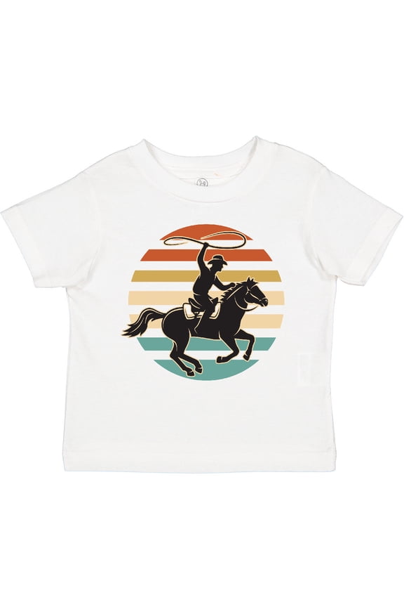 Rodeo Team Roping Cowboy Boys or Girls Toddler T-Shirt
