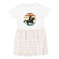 thumbnail image 1 of Inktastic Rodeo Team Roping Cowboy Girls Toddler Dress, 1 of 5