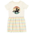 thumbnail image 1 of Inktastic Rodeo Team Roping Cowboy Girls Toddler Dress, 1 of 5