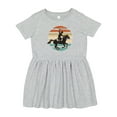 thumbnail image 1 of Inktastic Rodeo Team Roping Cowboy Girls Toddler Dress, 1 of 5