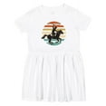 thumbnail image 1 of Inktastic Rodeo Team Roping Cowboy Girls Toddler Dress, 1 of 5