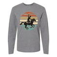 thumbnail image 1 of Inktastic Rodeo Team Roping Cowboy Long Sleeve T-Shirt, 1 of 5