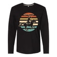 thumbnail image 1 of Inktastic Rodeo Team Roping Cowboy Long Sleeve T-Shirt, 1 of 5