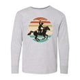 thumbnail image 1 of Inktastic Rodeo Team Roping Cowboy Long Sleeve Youth T-Shirt, 1 of 5