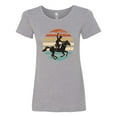 thumbnail image 1 of Inktastic Rodeo Team Roping Cowboy Women's T-Shirt, 1 of 5