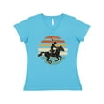 thumbnail image 1 of Inktastic Rodeo Team Roping Cowboy Women's V-Neck T-Shirt, 1 of 5