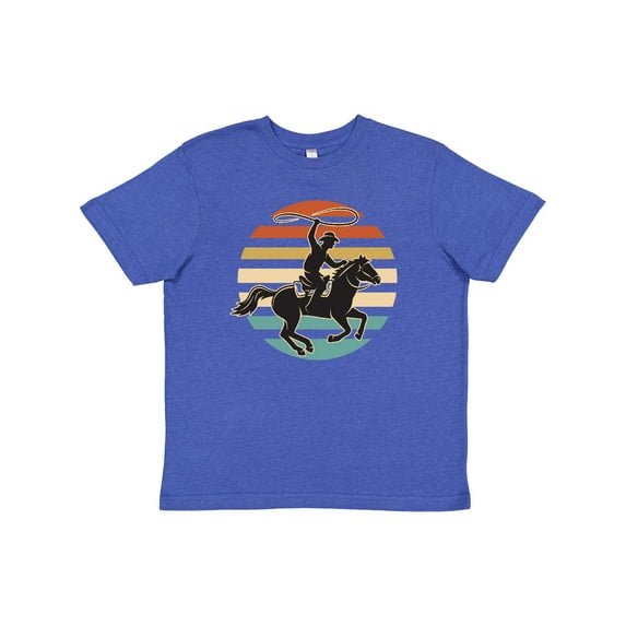 Inktastic Rodeo Team Roping Cowboy Youth T-Shirt