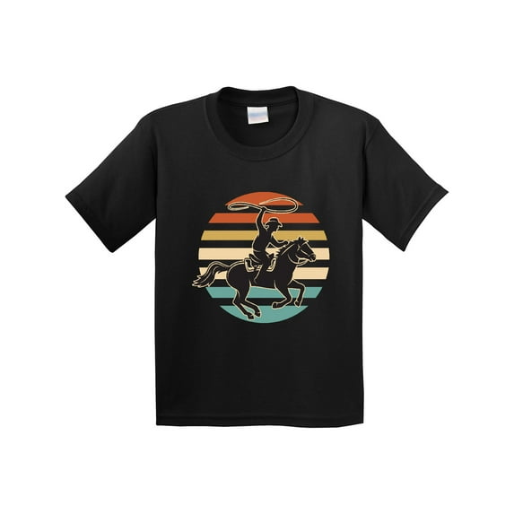 Inktastic Rodeo Team Roping Cowboy Youth T-Shirt