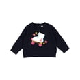 thumbnail image 1 of Inktastic Roller Skate Flowers Baby Sweatshirt, 1 of 4