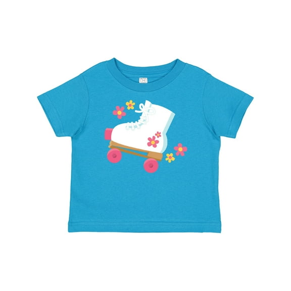 Inktastic Roller Skate Flowers Girls Baby T-Shirt