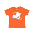 thumbnail image 1 of Inktastic Roller Skate Flowers Girls Toddler T-Shirt, 1 of 5