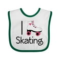 thumbnail image 1 of Inktastic Roller Skate Lover Girls Baby Bib, 1 of 4