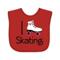 thumbnail image 1 of Inktastic Roller Skate Lover Girls Baby Bib, 1 of 4