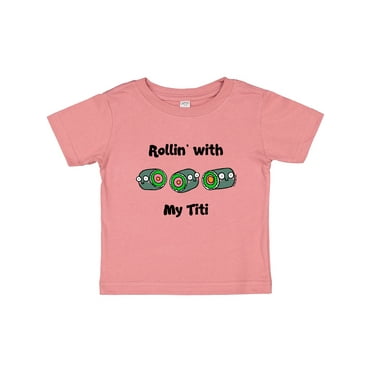 Inktastic Rollin' with My Titi Boys or Girls Baby T-Shirt
