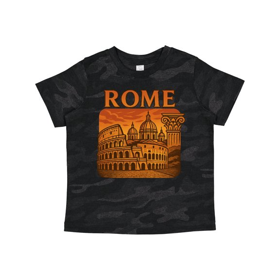 Inktastic Rome Travel Art Italy Architecture Boys or Girls Toddler T-Shirt