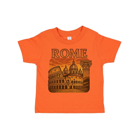 Inktastic Rome Travel Art Italy Architecture Boys or Girls Toddler T-Shirt