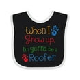 thumbnail image 1 of Inktastic Roofer Future Boys or Girls Baby Bib, 1 of 4
