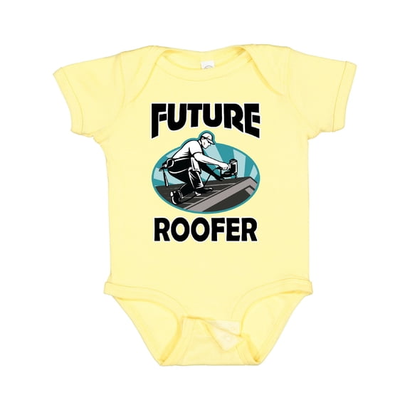 Inktastic Roofing Future Roofer Boys Baby Bodysuit