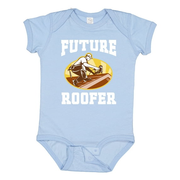 Inktastic Roofing Future Roofer Boys Baby Bodysuit