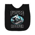 thumbnail image 1 of Inktastic Roofing Future Roofer Newborn Bib, 1 of 3