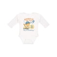 thumbnail image 1 of Inktastic Rookie of the Year First Birthday Baseball Theme Boys Long Sleeve Baby Bodysuit, 1 of 5