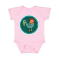 thumbnail image 1 of Inktastic Rooster Chicken Farmer Boys or Girls Baby Bodysuit, 1 of 5