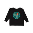 thumbnail image 1 of Inktastic Rooster Chicken Farmer Boys or Girls Long Sleeve Toddler T-Shirt, 1 of 5