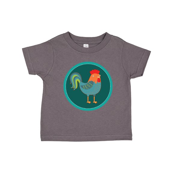 Inktastic Rooster Chicken Farmer Boys or Girls Toddler T-Shirt