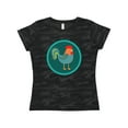 thumbnail image 1 of Inktastic Rooster Chicken Farmer Women's T-Shirt, 1 of 5