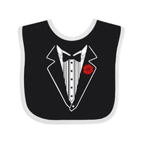 Inktastic Rose Tuxedo Boys or Girls Baby Bib