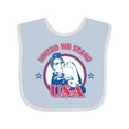 thumbnail image 1 of Inktastic Rosie Riveter United USA Girls Baby Bib, 1 of 4