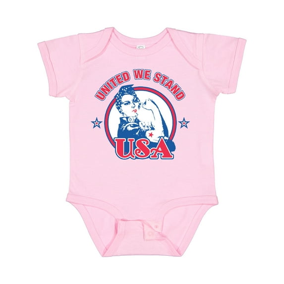 Inktastic Rosie Riveter United USA Girls Baby Bodysuit