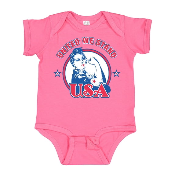 Inktastic Rosie Riveter United USA Girls Baby Bodysuit