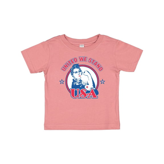Inktastic Rosie Riveter United USA Girls Baby T-Shirt
