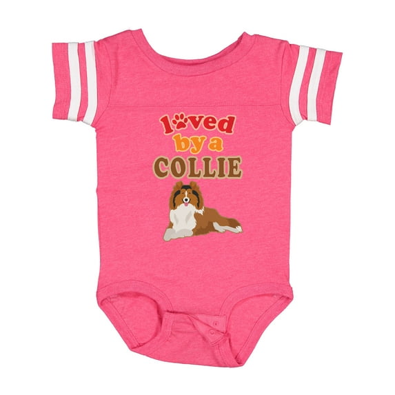 Inktastic Rough Collie Dog Boys or Girls Baby Bodysuit