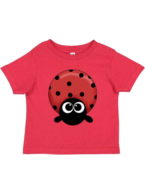 Round Lady Bug Boys or Girls Toddler T-Shirt