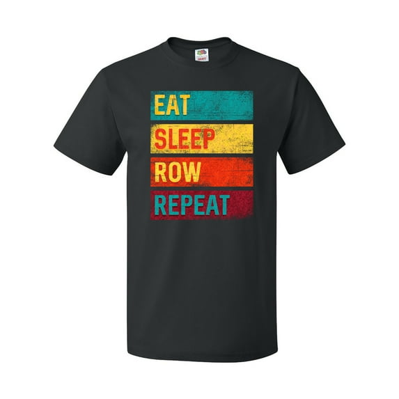 Inktastic Rowing Team Eat Sleep Row Repeat T-Shirt