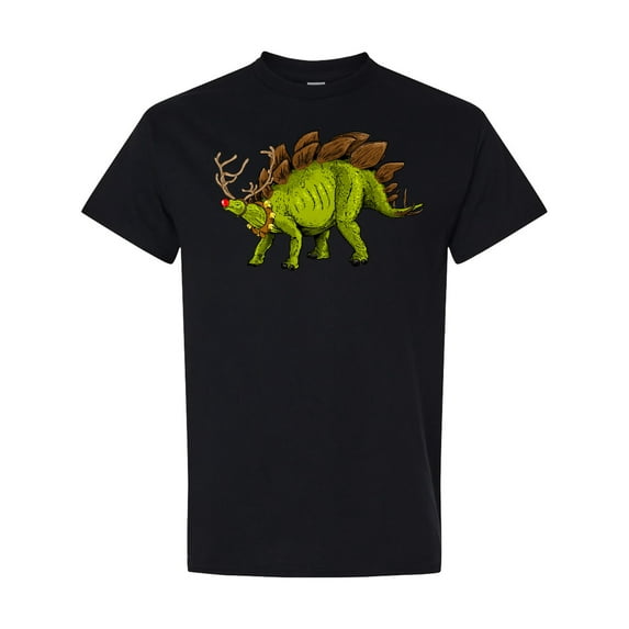 Inktastic Rudolph Stegosaurus T-Shirt