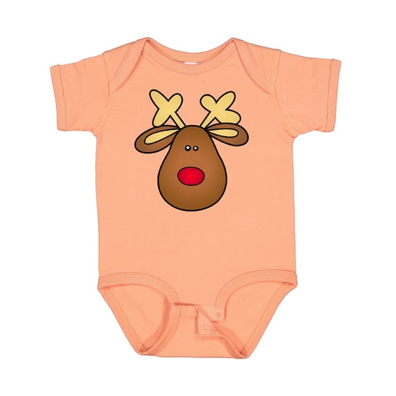 Inktastic Rudolph the Red Nose Reindeer Boys or Girls Baby Bodysuit